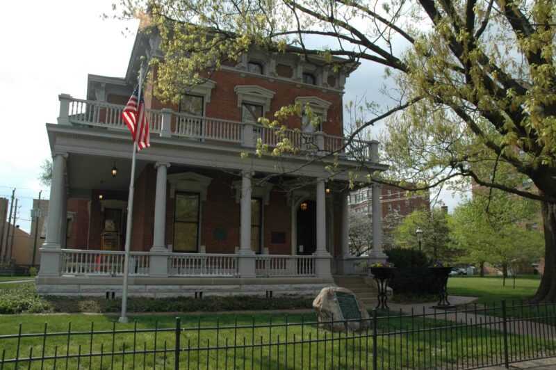 Wm H Harrison home Delaware St.