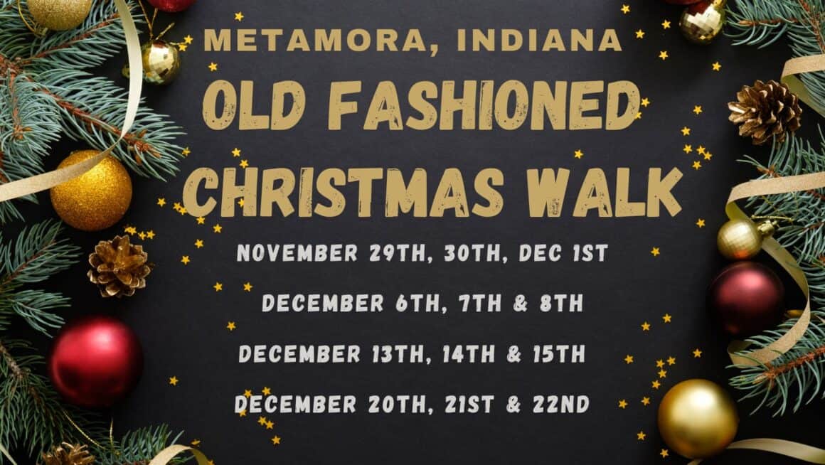 Metamora Old Fashioned Christmas Walk Travel Indiana